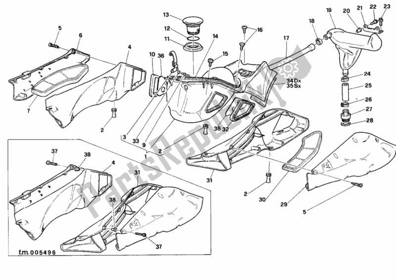 Todas las partes para Consumo de Ducati Superbike 916 Senna 1994